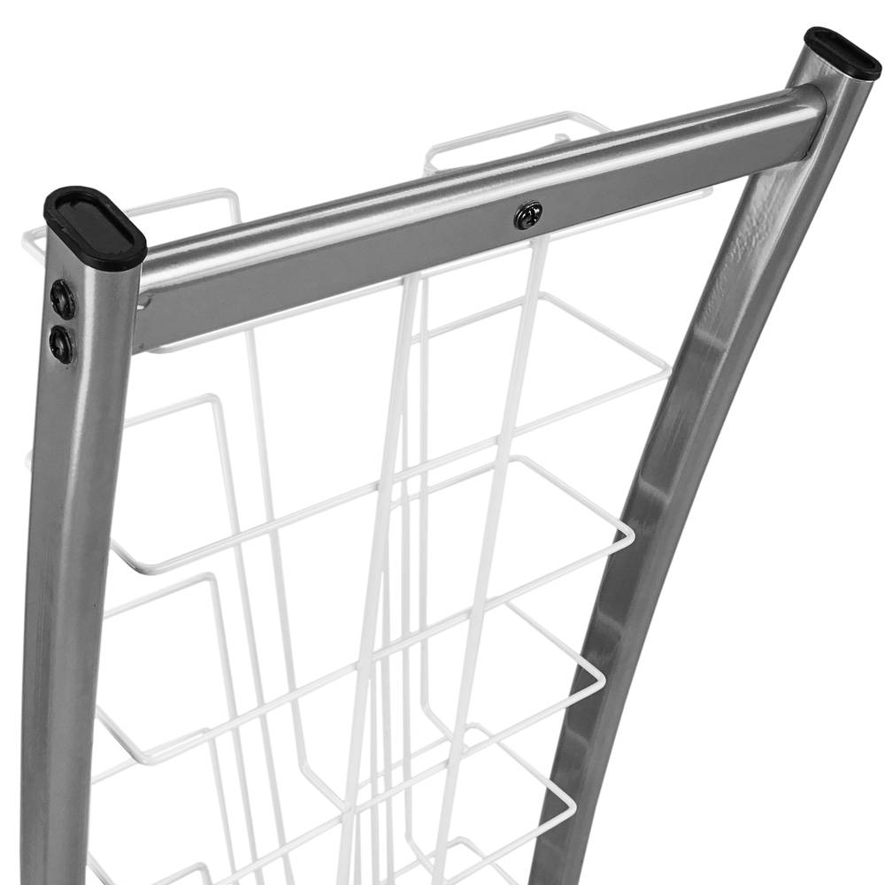 Prospektständer 31 x 126 x 35 cm Zeitungsständer mit 6 Fächern für Broschüren und Zeitschriften