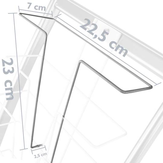 Prospektständer 31 x 126 x 35 cm Zeitungsständer mit 6 Fächern für Broschüren und Zeitschriften