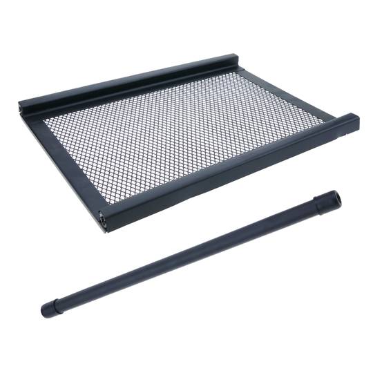 Magazines and brochures stand with wheels and 3 shelves