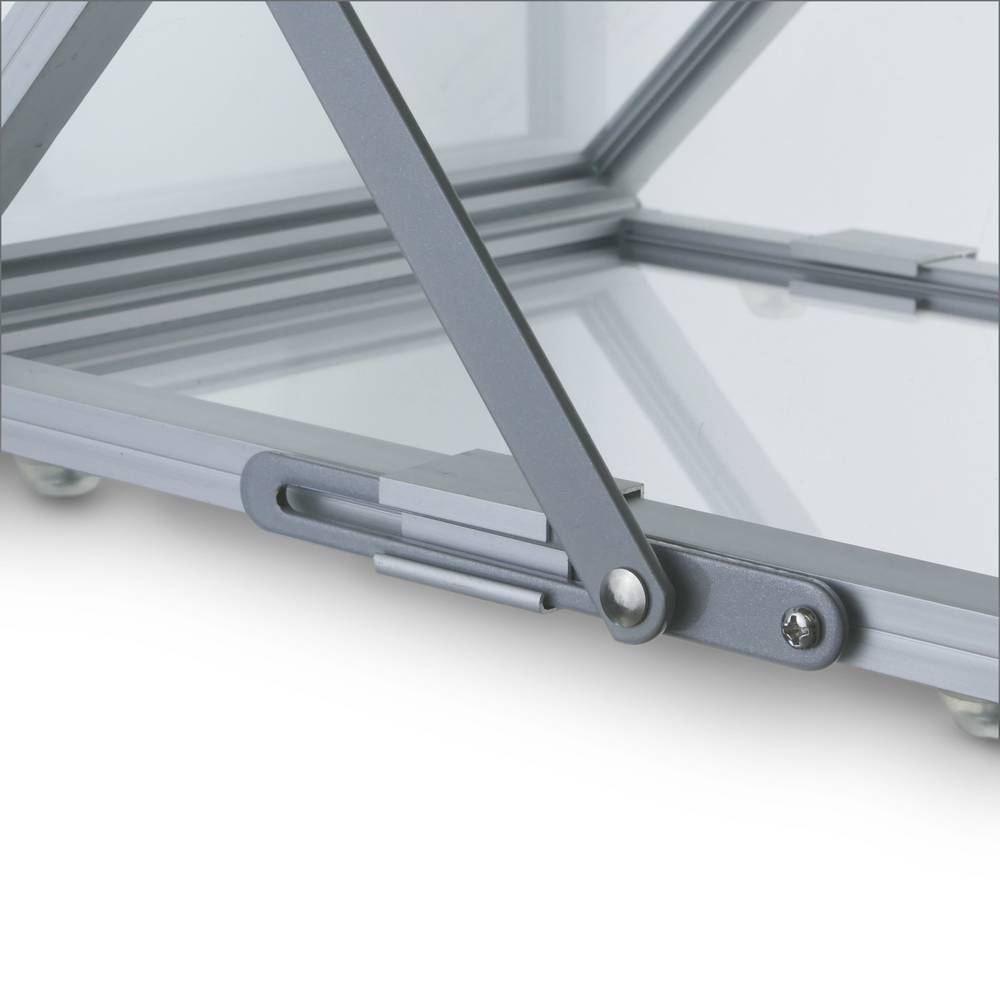 Portable folding stand for brochures and magazines with 6 levels A4