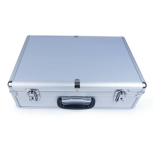 Portable folding stand for brochures and magazines with 6 levels A4