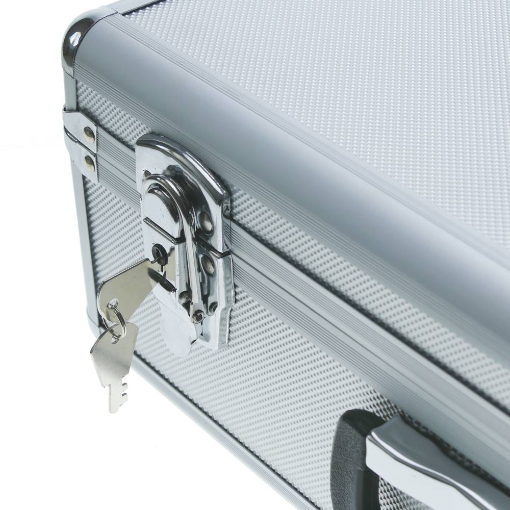 Portable folding stand for brochures and magazines with 6 levels A4