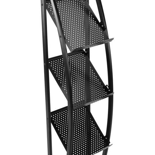 Espositore da terra 31 x 33 x 135 cm con 3 scomparti per brochure e riviste