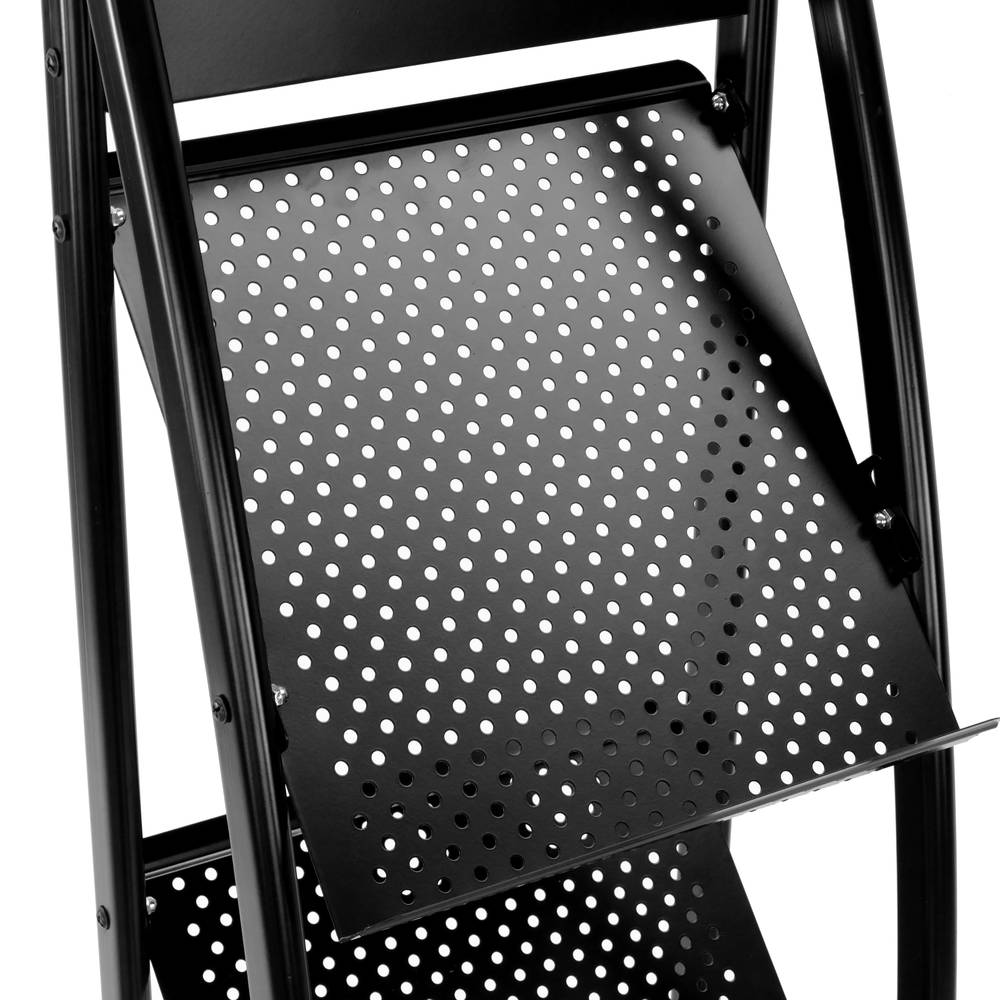 Espositore da terra 31 x 33 x 135 cm con 3 scomparti per brochure e riviste