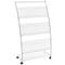 Displayrek 65 x 35 x 120 cm met 6 vakken voor brochures en tijdschriften