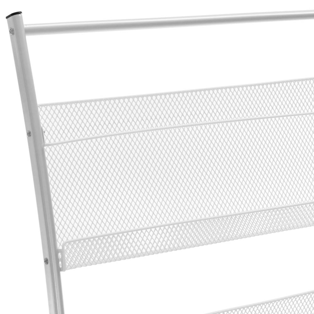 Magazine rack stand 64 x 35 x 109 cm with 6 compartments for brochures and magazines