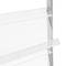 Displayrek 64 x 38 x 133 cm met 5 vakken voor brochures en tijdschriften