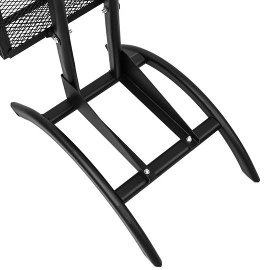 Expositor portafolletos 23 x 37 x 150 cm con 4 compartimentos para folletos y revistas