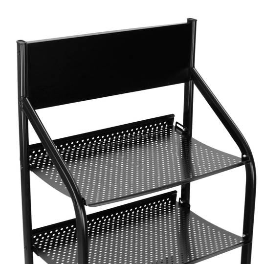 Stojak na wyświetlacz 48 x 35 x 143 cm z 5 przegródkami na broszury i czasopisma