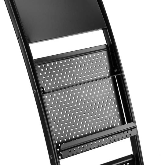 Support d'affichage 31 x 35 x 123 cm Présentoir avec 3 compartiments pour brochures et magazines