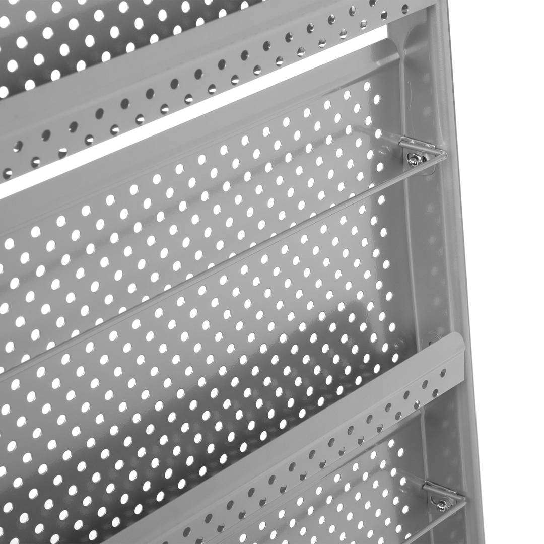 Support d'affichage 48 x 38 x 142 cm Présentoir avec 5 compartiments pour brochures et magazines