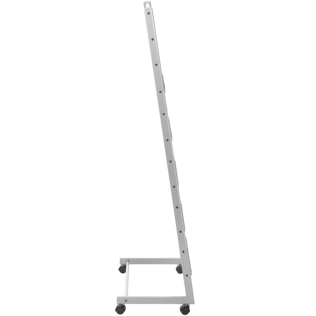 Support d'affichage 48 x 38 x 142 cm Présentoir avec 5 compartiments pour brochures et magazines