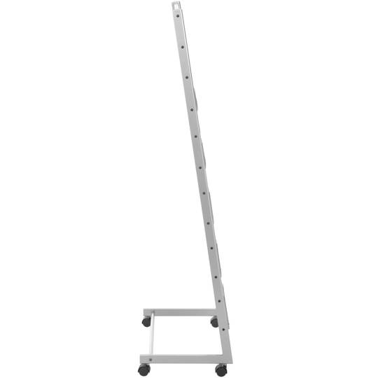 Suporte para brochuras e revistas 48x38x142cm com 5 compartimentos