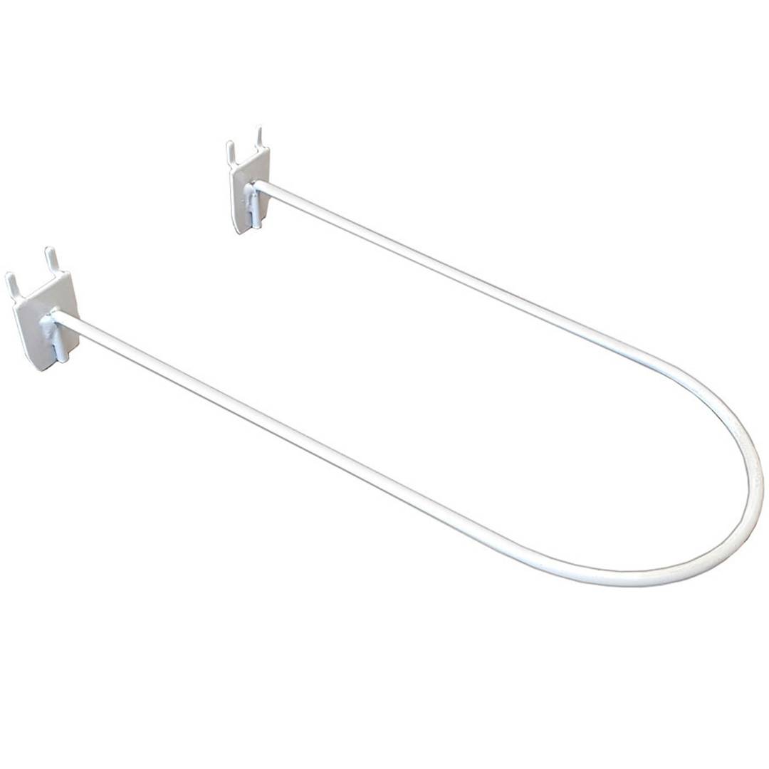 Ganxo reforçat de mitja circumferència per a expositor de 33 cm