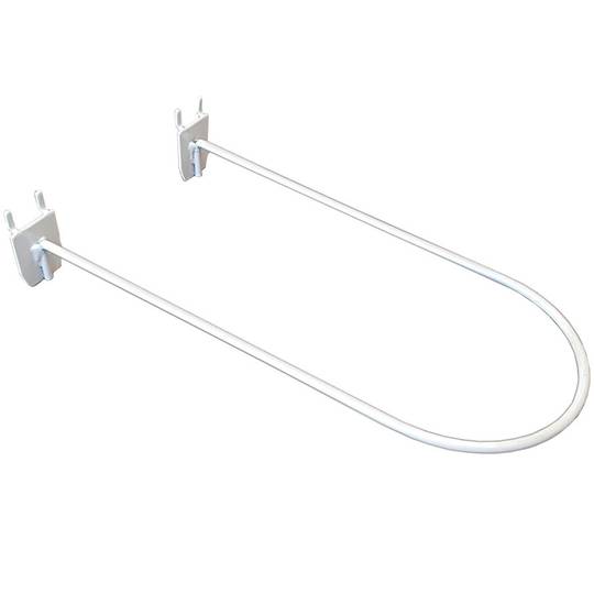 Ganxo reforçat de mitja circumferència per a expositor de 33 cm