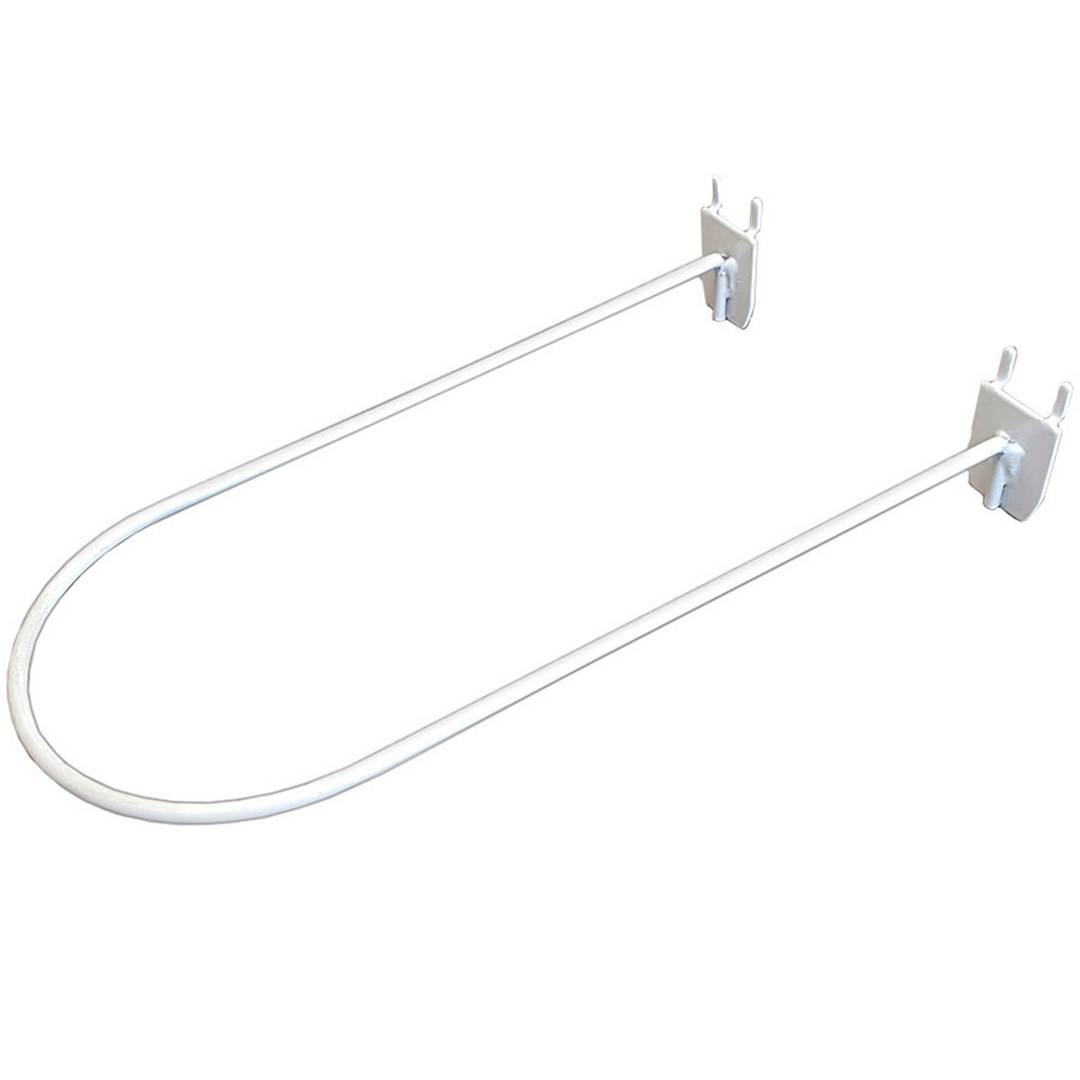 Ganxo reforçat de mitja circumferència per a expositor de 33 cm