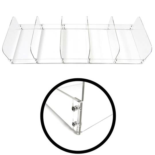 Methacrylaat tray voor display 89x28x15 cm