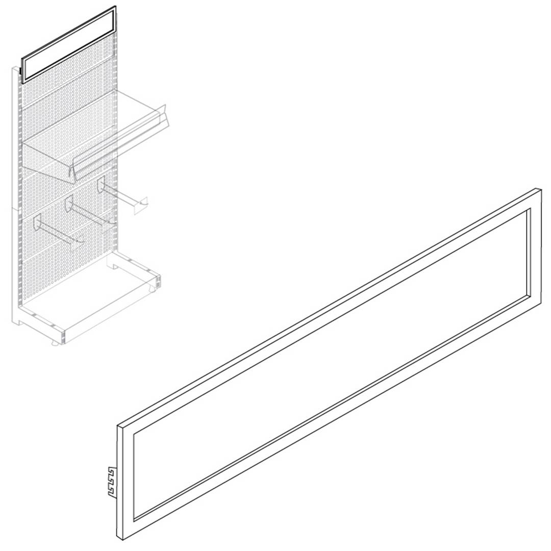 Soporte para cartel o vinilo de expositor