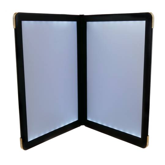 Menu Ordner beleuchtet von LED A5-Format von Disco Bar Hotel Restaurant