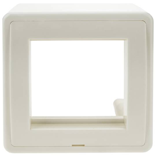 Caixa de superfície por 2 módulos 75x75x48mm 45x22 5mm