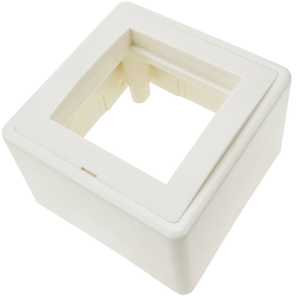 Caixa de superfície por 2 módulos 75x75x48mm 45x22 5mm