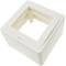Caixa de superfície por 2 módulos 75x75x48mm 45x22 5mm