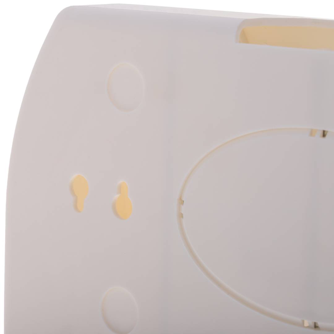 Caja de superficie de 208x62x102mm para 8 módulos de 45x22,5mm