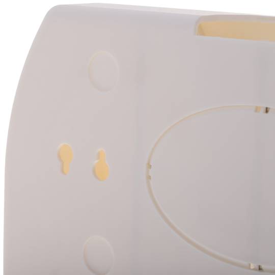 Caja de superficie de 208x62x102mm para 8 módulos de 45x22,5mm