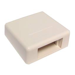 Caja de superficie de 80x80x30mm para módulo de 45x22,5mm