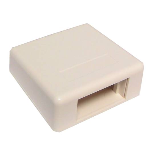 80x80x30mm oppervlaktekast voor 45x22.5mm module