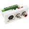 Module 45x22 5mm 2xRCA audio and SVideo