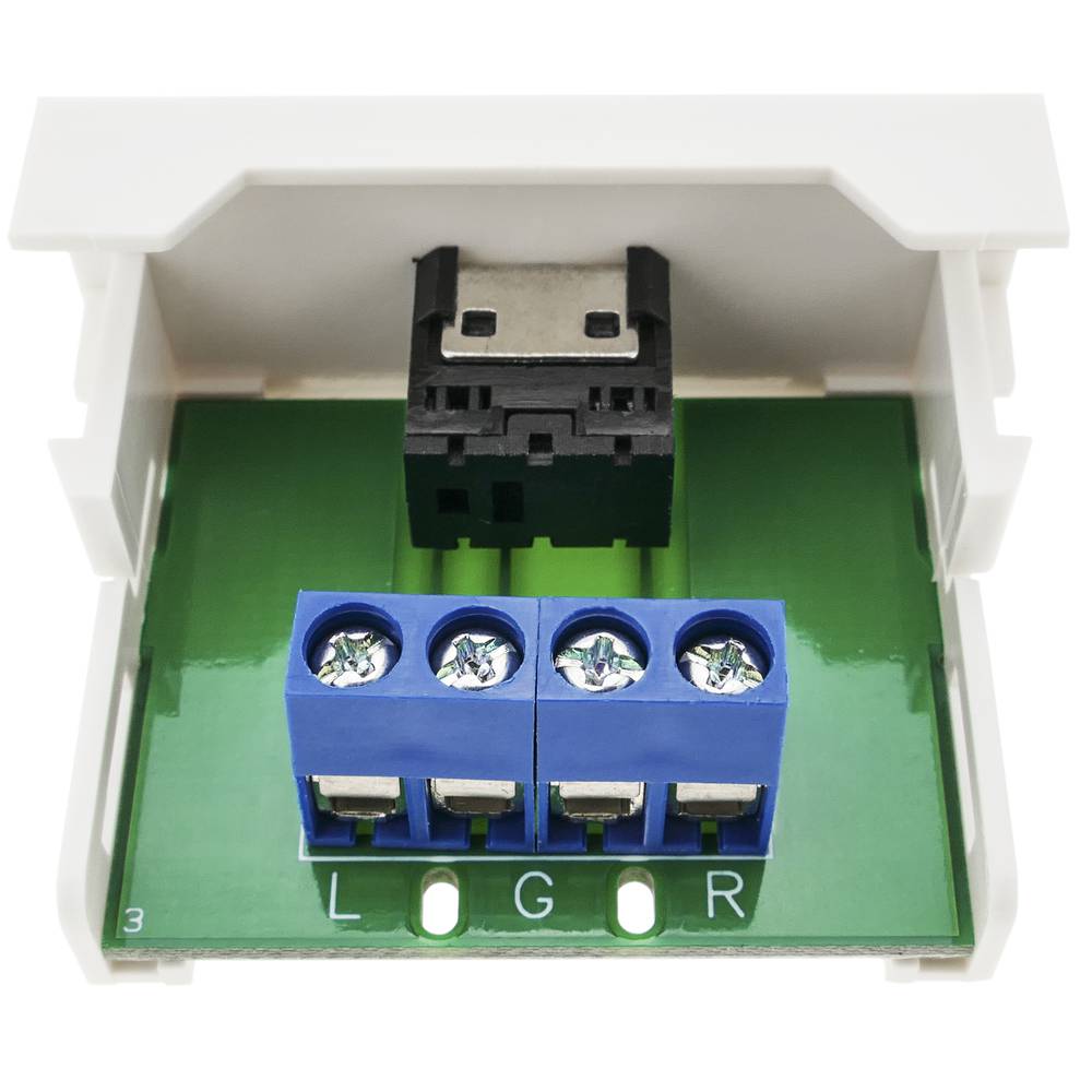 Moduł audio minijack 45 mm 22,5 mm