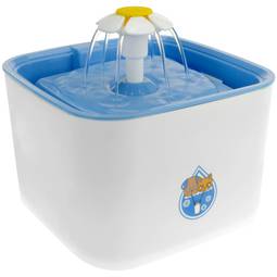 Bol d'eau pour chiens et chats 2,5L bleu. Fontaine électrique avec distributeur d'eau filtrée