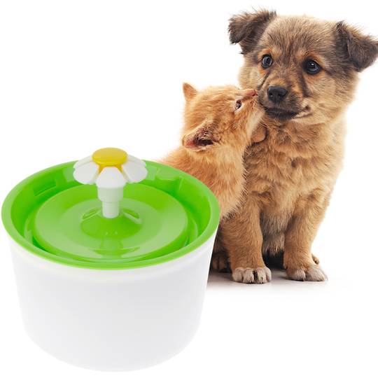 Round Silicone Mat for 1.6 L Automatic Pet Water Fountain for Dogs Cats  (Green Mat) 