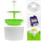 Bebedor para cães e gatos 2.5L verde. Fonte elétrica com recipiente filtrado para animais de estimação