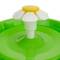 Bebedor para cães e gatos 2.5L verde. Fonte elétrica com recipiente filtrado para animais de estimação