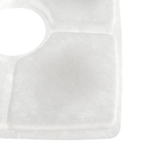 Pet water fountain activated carbon filter for dogs and cats 4-pack replacement square