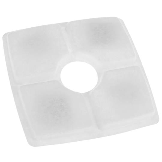 Pet water fountain activated carbon filter for dogs and cats 4-pack replacement square