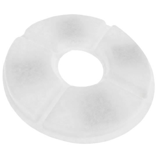 Filtro de carvão ativado redonda para fonte de água para cães e gatos 4-pack