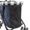 Chariot d'enfants pour transporter chiens, chats et animaux domestiques. Pet voyage poussette couleur blanche