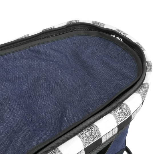 Chariot d'enfants pour transporter chiens, chats et animaux domestiques. Pet voyage poussette couleur blanche