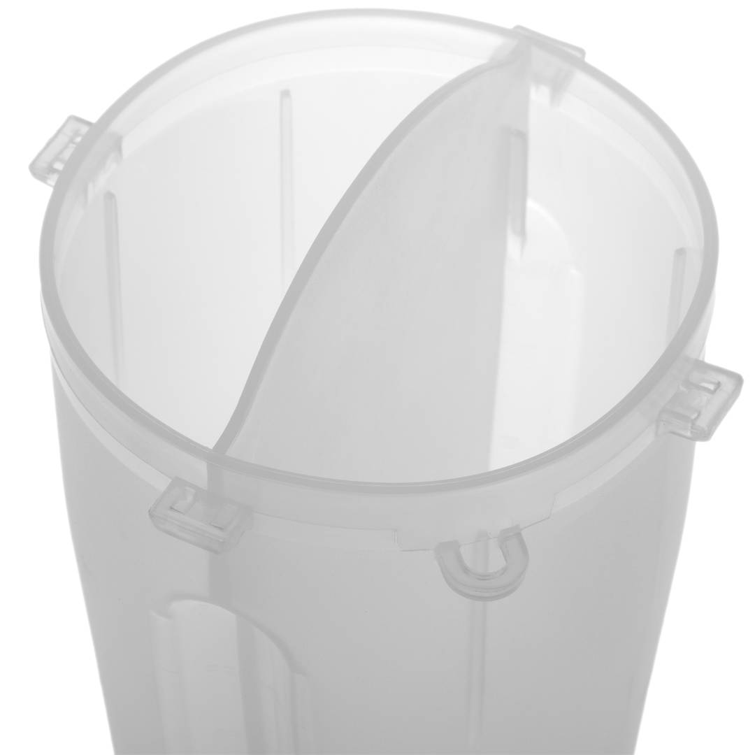 Menjadora plegable de goma per a mascotes 350 ml blanc