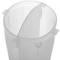 Menjadora plegable de goma per a mascotes 350 ml blanc