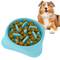 Dog feeder for slow feeding. Bowl for dietary pets