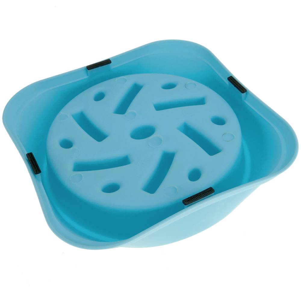 Dog feeder for slow feeding. Bowl for dietary pets