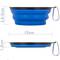 Faltbare Gummischale 1000 ml blau