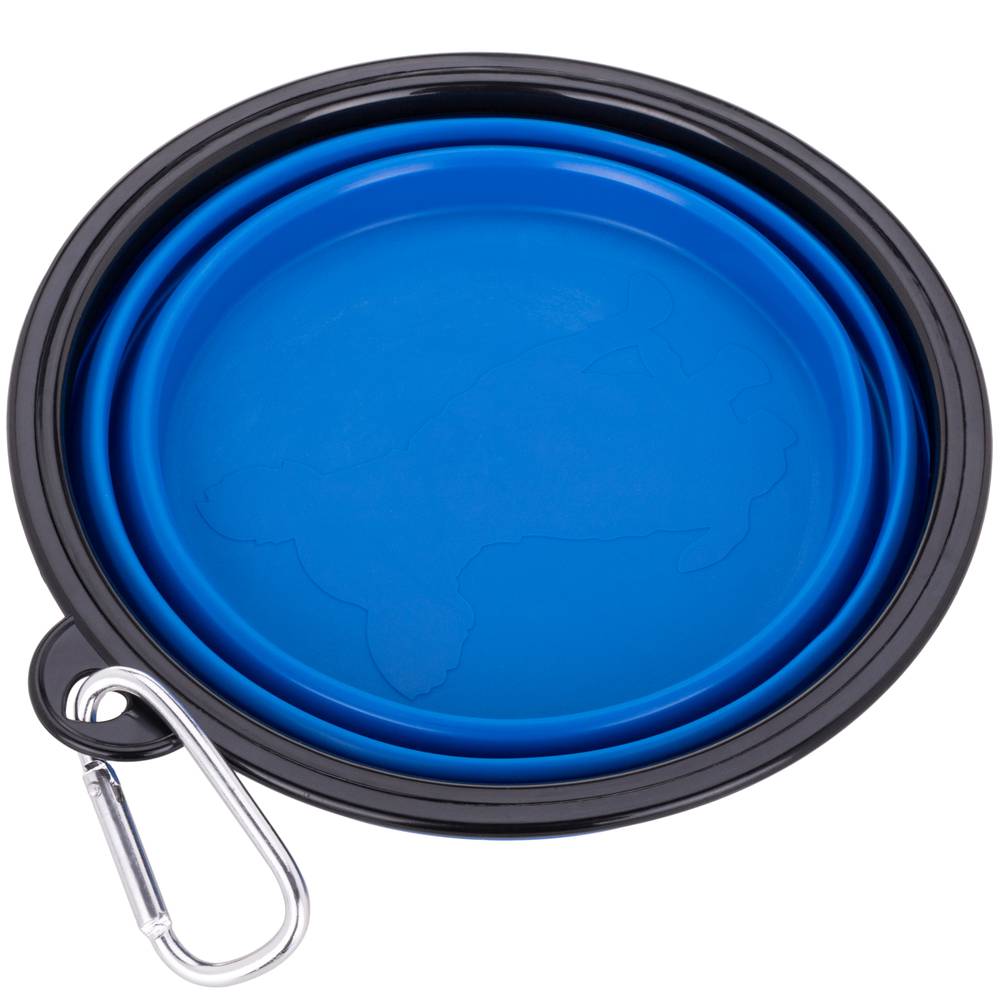 Faltbare Gummischale 1000 ml blau