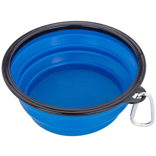 Faltbare Gummischale 1000 ml blau