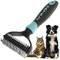 Brosse pour chiens. Peigne déméloir racleur épilateur qui empêche la perte de cheveux 7 cm