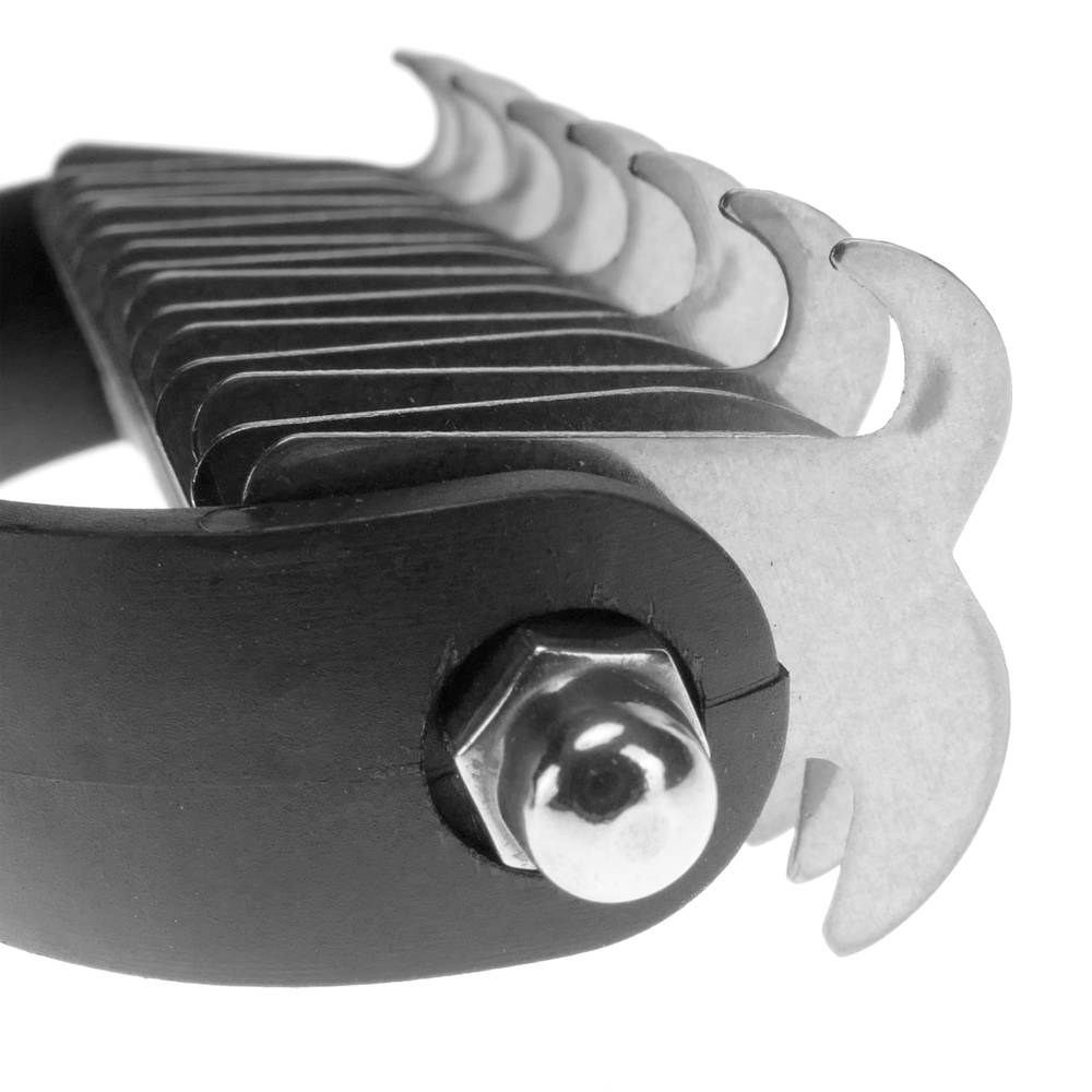 Brosse pour chiens. Peigne déméloir racleur épilateur qui empêche la perte de cheveux 7 cm